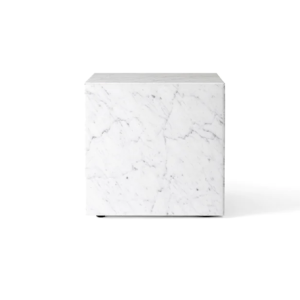 Plinth Cubic - White Marble Carrara