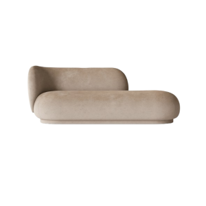 Rico Divan - Faded Velvet Col 56, Natural