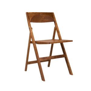 Folding Flat Chair - Warm Brown Birch