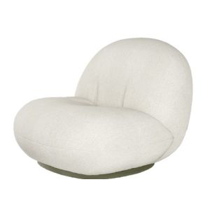 Pacha Outdoor Lounge Chair Swivel - Moss Gray/Lorkey, Limonta 40, Standard