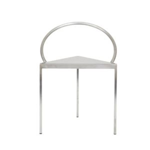 Triangolo Dining Chair - Stainless Steel