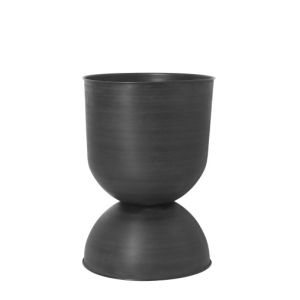 Hourglass Pot Metal Large H73cm - Black
