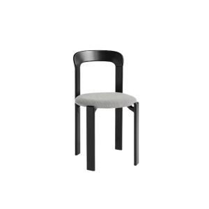 Rey Chair - Deep Black/Upholstery Steelcut Trio 124