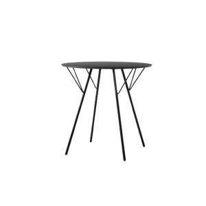 Rfh Terrace Table RD5  A 75 H73 Cm Black Frame Laminate - Black