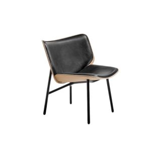 Dapper Chair - Black Legs/Oak/Upholstery Sence-Black