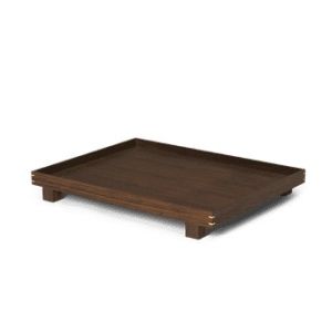 Bon Wooden Tray - Large - Smoked Oak