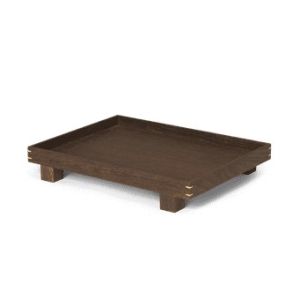 Bon Wooden Tray - Small - Smoked Oak