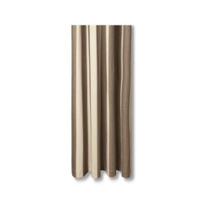 Chambray Shower Curtain - Carob Brown/Parchment