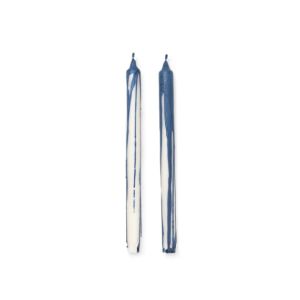 Dryp Candle Set of 2 - Deep Blue