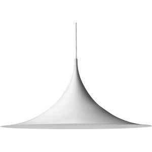 Semi Pendant Lamp  A 60 - White Semi Matt
