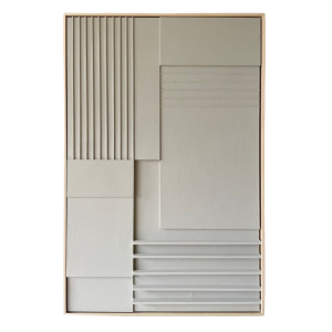 Relief In Oak Frame 73X113 SH:03:02 - Rue Bottero