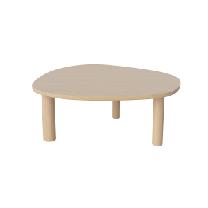 Latch Coffee Table Single - White Pigmented Oiled Oak/Solid