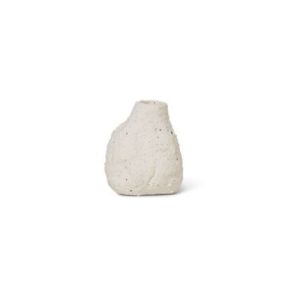 Vulca Mini Vase - Off-White Stone