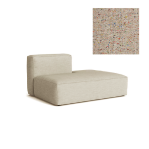 Mags Soft Lounge Left Backrest Module - Upholstery (Bolgheri LGG60, Beige Stitches)