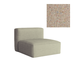 Mags Soft Wide Middle Module - Upholstery (Bolgheri LGG60, Beige Stitches)