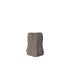 Moire Vase Small - Anthracite