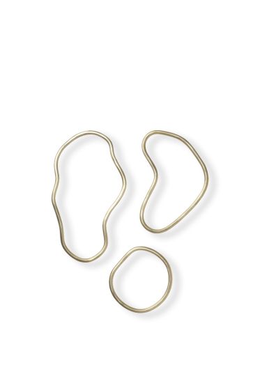 Pond Trivets Set of 3 - Brass