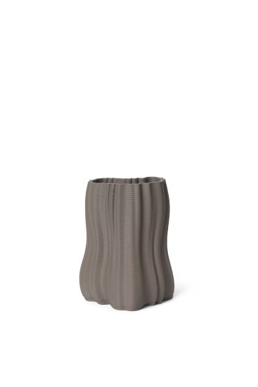 Moire Vase Small - Anthracite