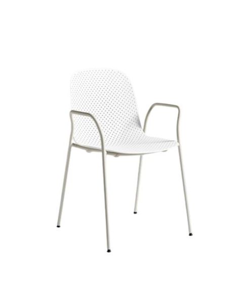 13Eighty Armchair - Chalk White