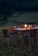 Traverse Dining Table L75 X W83 X H74 - Heat Treated Oiled Ash Tabletop