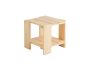 Crate Side Table - Lacquered Pinewood