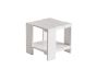 Crate Side Table - White Lacquered Pinewood