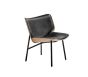 Dapper Chair - Black Legs/Oak/Upholstery Sence-Black