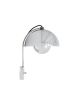 Flowerpot Wall Lamp VP8 - Chrome-Plated