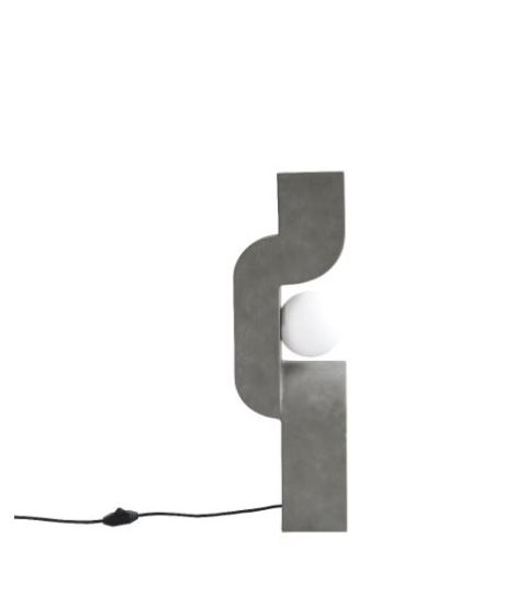 Sitting Man Table Lamp Big - Dark Grey
