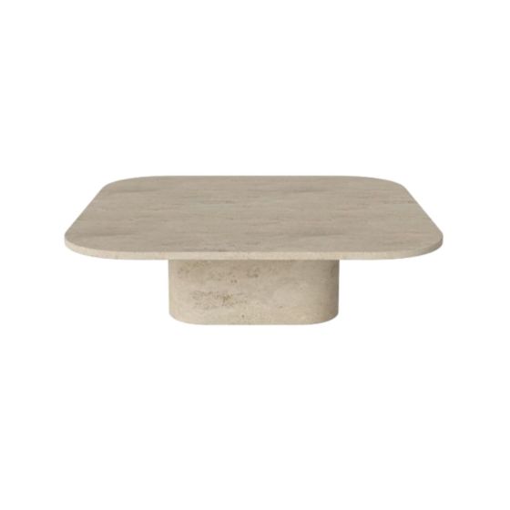 Eida Coffee Table 100 x 100 - Sand Travertine