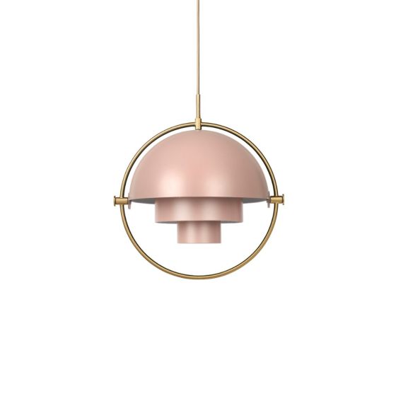 Multi-Lite Pendant Large Ø32 - Brass/Rose Dust Semi Matt