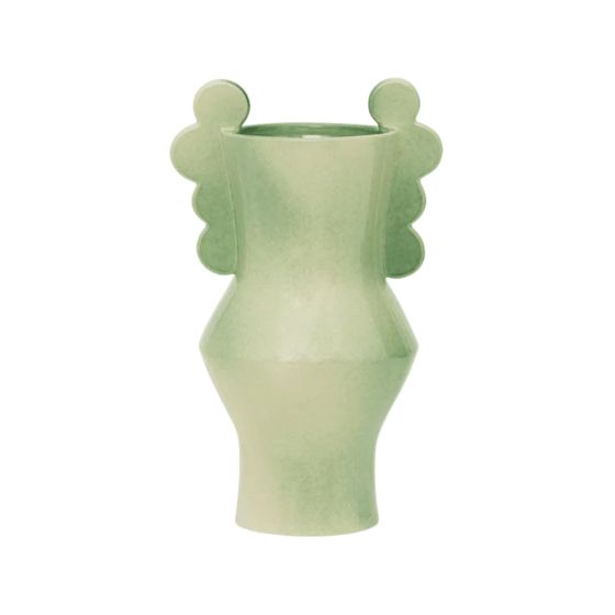 Circulo Pale Vase - Green