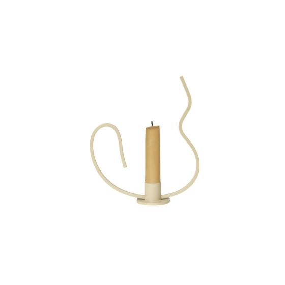 Valse Candle Holder - Low - Cashmere