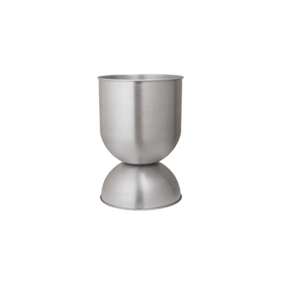 Hourglass Pot Medium - Aluminium