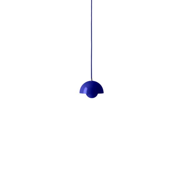 Flowerpot VP10 Pendant Lamp - Cobalt Blue