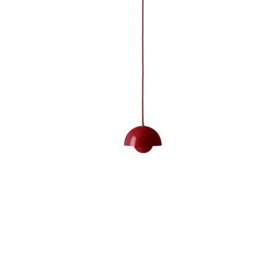 Flowerpot VP10 Pendant Lamp - Vermilion Red