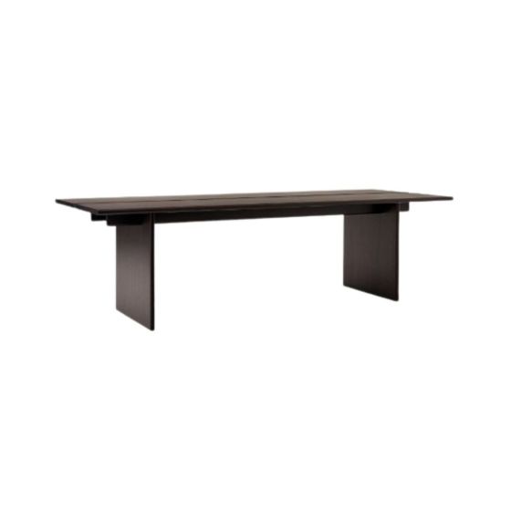 Ita Dining Table OS2 L260 W95 H75 - Dark Stained Oak