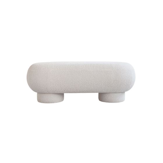 Big Foot Bench - Boucle Off White
