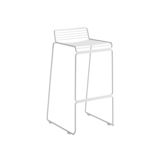 Hee Bar Stool High H75 - White
