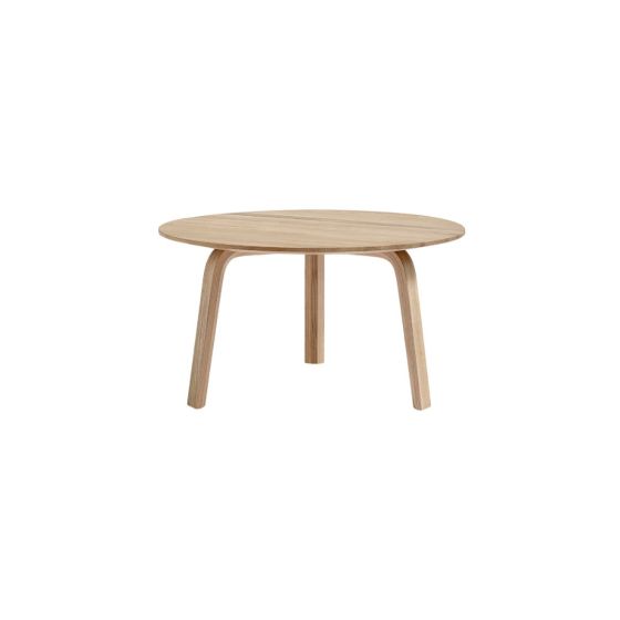Bella Coffee Table Ø60 X H32 - Lacquered Oak