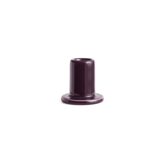 Tube Candleholder-Small-Bordeaux