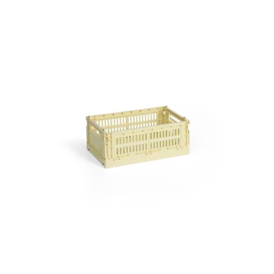 HAY Colour Crate-Small-Light yellow