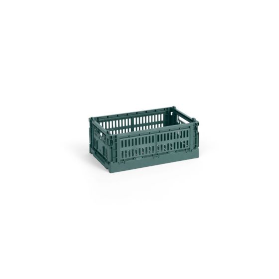 HAY Colour Crate-Small-Dark green