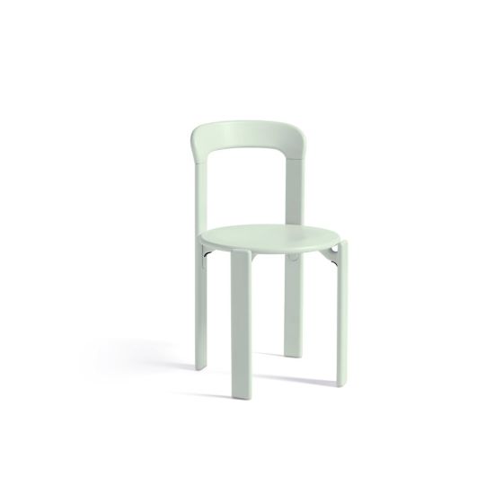 Rey Chair 4 leg base Standard glider-Soft mint water-based lacquered beech-None-None