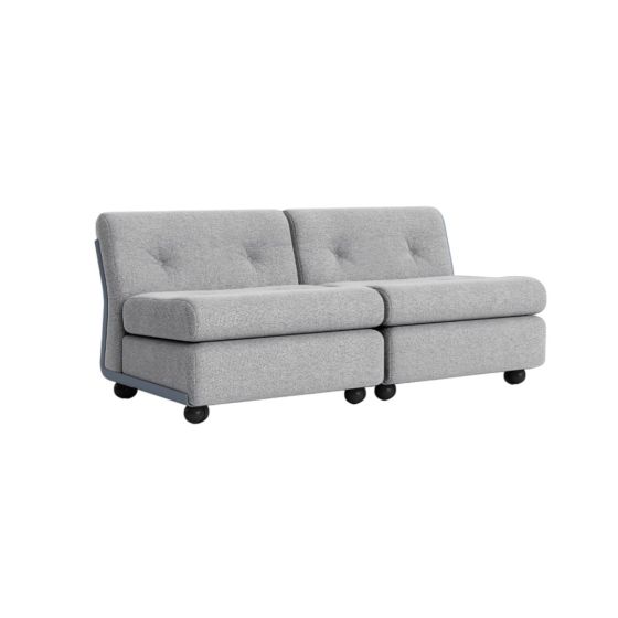 Amanta 2 seater Frost blue shell-Upholstery-Hallingdal-130