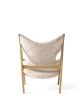 Knitting Lounge Chair - Nature/Sheepskin Curly
