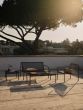 Dapple Low Table - 57 x 57 - Dark Chocolate