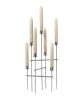 Elysia Candelabra - Brushed Stainless Steel