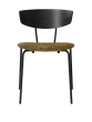 Herman Dining Faded Velvet - Black/Forest