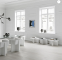 Brutus Coffee Table - Bone White